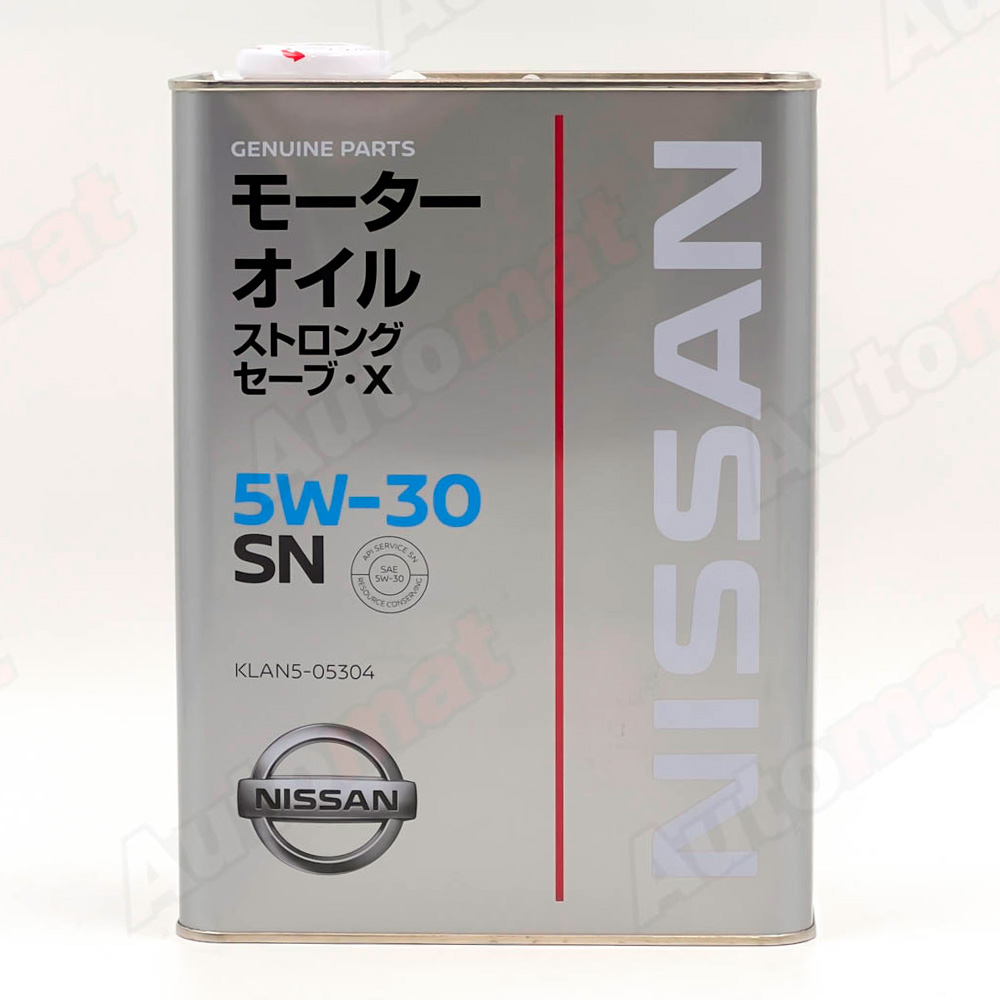 Моторное масло NISSAN STRONG SAVE X 5W-30 SN, 4л KLAN5-05304