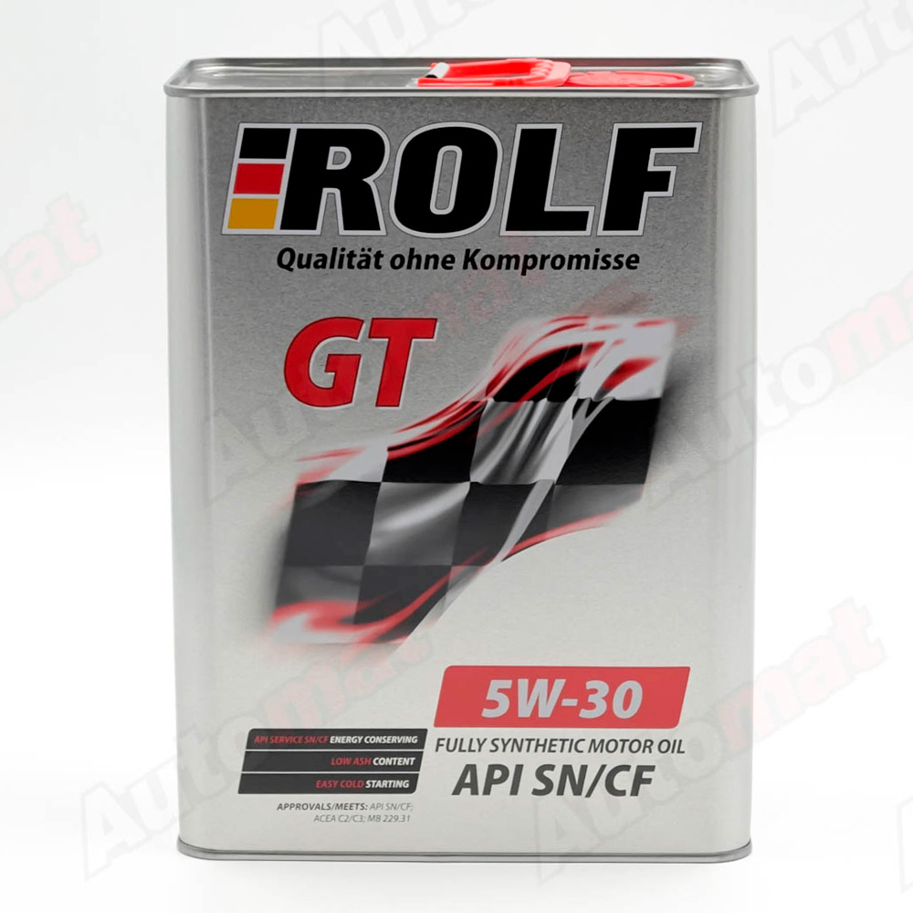 Моторное масло ROLF GT 5W-30 SN/CF, 4л
