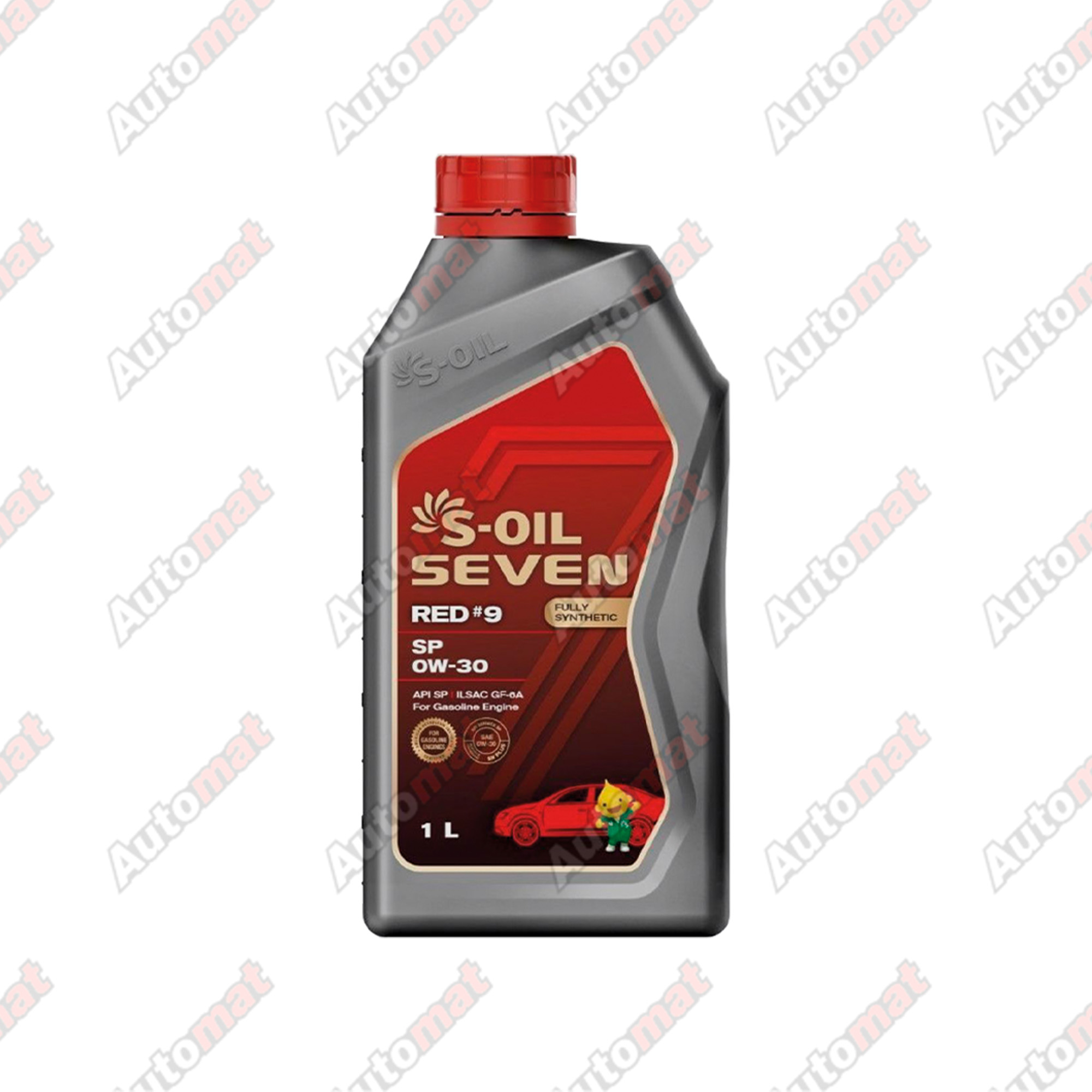 Масло моторное S-OIL 7 RED #9 5W-30 SP Fully Synthetic, 1л