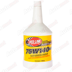 Трансмиссионное масло RED LINE GEAR OIL GL-5 75W140NS QT, 0,946л